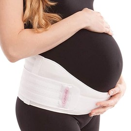 GABRIALLA Cotton Lined Pregnancy Support Belt - Soft and Breathable Pregnancy Belt for Back, Pelvic, Hip Pain, SPD, & PGP - Adjustable Maternity Support Belt - Pregnancy Gift for Expecting Mum