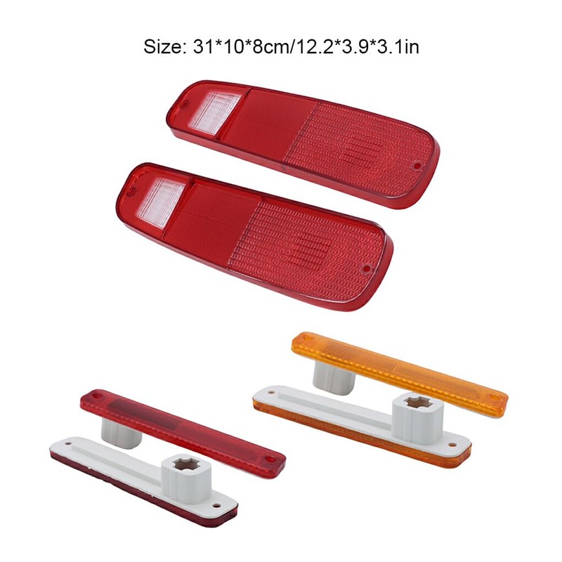 BEALIFE 6Pcs Tail Light Side for Fender Housing Kit Light