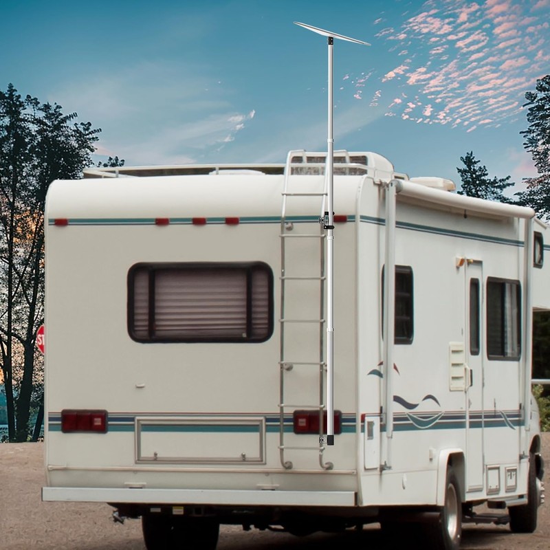 Starlink Gen 3 RV Ladder Mounting Kits，Telescopic 11ft Pole with