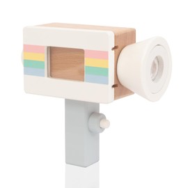 Wooden Mini Pretend Video Camera Toy for Toddlers 1 2 3 Years Old, Christmas Birthday Gifts Photographed Props for Boys Girls Children Kids