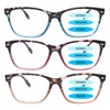 CLASAGA Progressive Multifocus Reading Glasses for Women, Blue Light Blocking