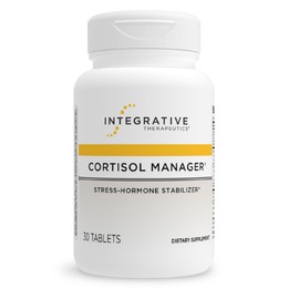 Integrative Therapeutics Cortisol Manager - Balance Cortisol & Support Relaxation for Restful Sleep* - Includes Ashwagandha & L-Theanine for Confidence with Less Stress* - 30 Tablets