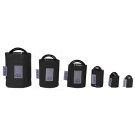 MDF® MDF2080460-11 - Brazalete de repuesto para monitor de presión arterial, doble tubo, color negro