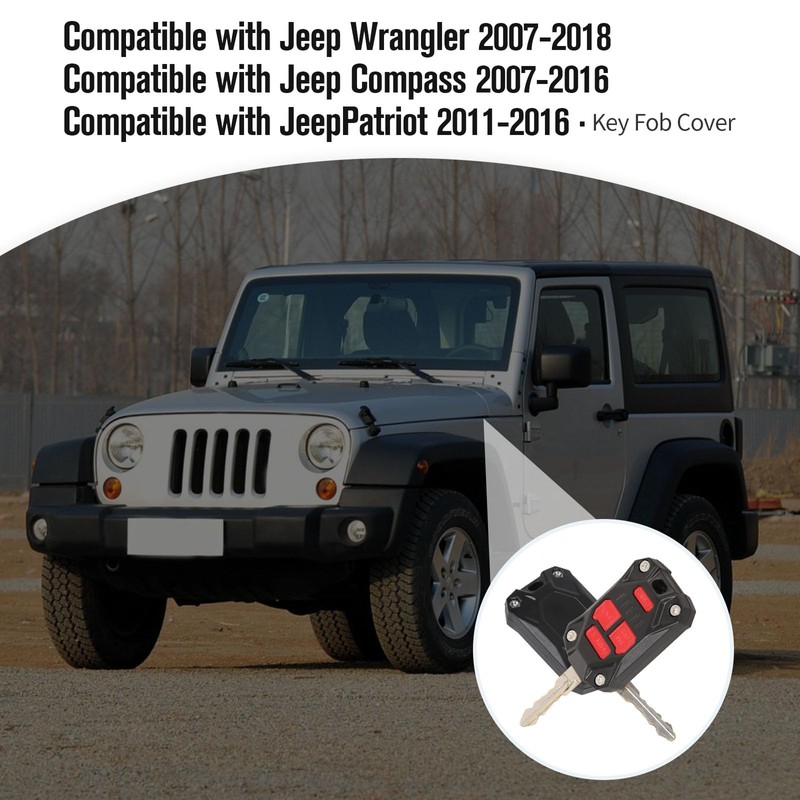 JeCar Key Fob Cover Case ABS Key Shell Protection Compatible