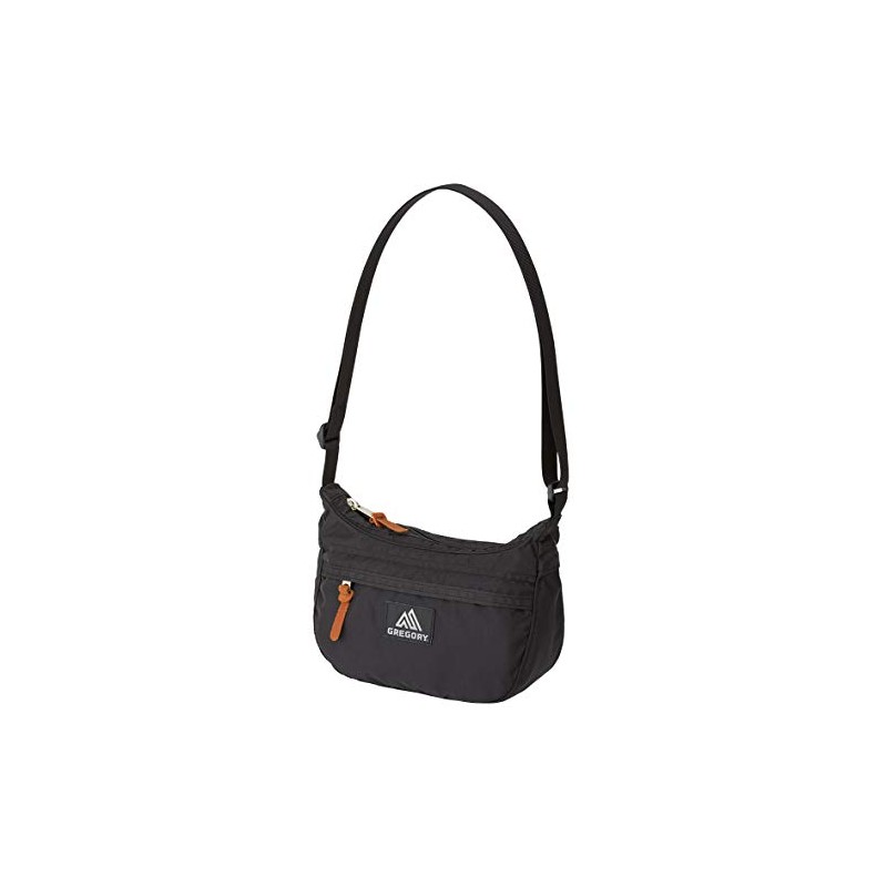 Gregory Men's Shoulder Bag, Teeny Satchel, Black