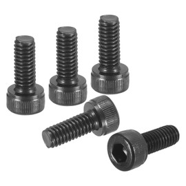 DTGN M4-0.7x10 Socket Head Cap Screws Bolts - 100Pack - Good for Road Bicycle, Mountain Bike, Auto, Motorcycle - Carbon Steel Hex Head Metric Screws, Black