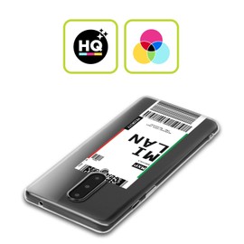 Head Case Designs Milan Italy Luggage Tag Soft Gel Cover and Matching Wallpaper Compatible with Vivo X50e 5G