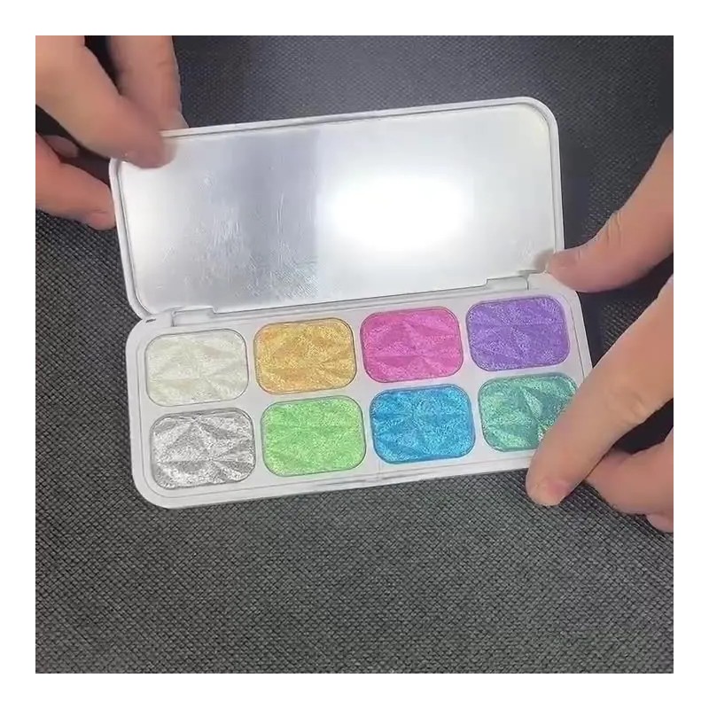 . Máscara De Ojos Con Paleta De Camaleones, Holográfica,