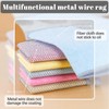 Viilich Pack of 6 Multi-Purpose Wire Dishcloths, Scourer, Cleaning Cloth,