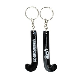 kookaburra Hockey Stick Black Key Ring