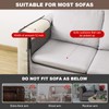 Upgraded Cat Scratch Sisal Sofa Protector,Furniture Couch Protector from Cat