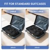 BAGAIL TPU Vacuum Bag for Travel, Reusable Compression Bag with