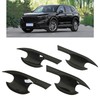 4PCs Car Exterior Door Handle Bowl Protector Glossy Black Cup