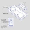 Home Security Sensor Wireless Door Alarm 108dB Loud Anti-theft Window