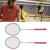 Badminton Racket Lightweight Portable Iron Alloy Frame Double Badminton Racquets