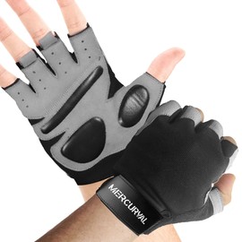 MERCURYAL 2 Pack Fitness Gloves for Men, Fitness Training Gloves, Pull Ups, Gym, Fitness Gloves for Women, Fitness Gloves (L, Short Wrist)
