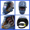 Solar Charging Automatic Dimming Welding Facemask Head-mounted Large View LCD