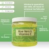 Gel Hidratante Facial De Aloe Vera Con Vitamina E Regenerador