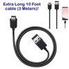 Original 10ft USB-C Cable for Motorola Moto G7 with Fast