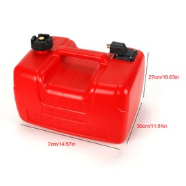 12L Marine Fuel Tank Outboard External Fule Tank Plastic RED