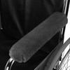 Funda para reposabrazos de silla de ruedas, 14 pulgadas, transpirable,