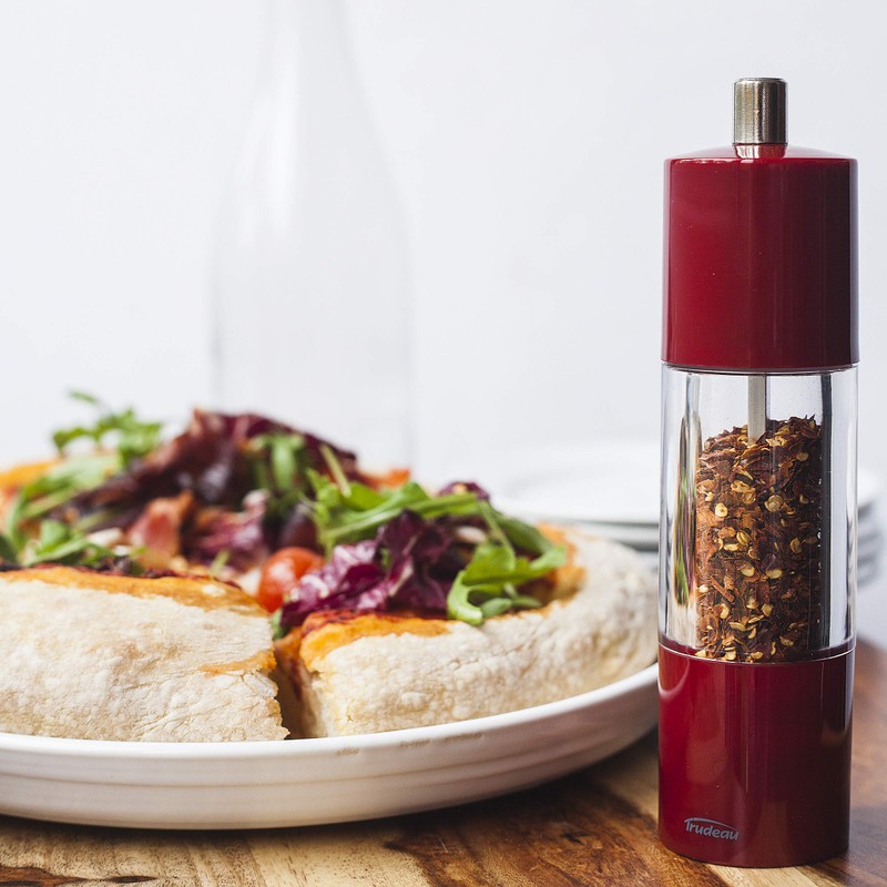 Trudeau 7-1/2-Inch Red Chili Pepper Grinder