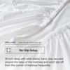 DOZ 100% Long Staple Cotton Sheet Sets, Classic Crisp Percale
