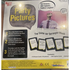 University Games New Sealed ADULT Party Pictures  The Game for Deranged Minds University Games
