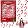 Fruidles Christmas Mini Candy Canes (100 Pack) Peppermint Flavor, Individually