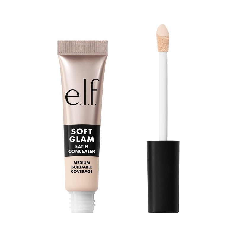 e.l.f. Soft Glam Satin Concealer, Medium Coverage For Blemishes &