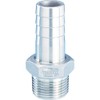 TRUSCO Threaded Pipe Fitting SUS Hex Hose Nipple 25A TSTHN25A