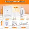 KOHUIPU TV Cable Hider wall kit in wall Cable Management