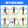 6 Sets Tree Swing Straps Hanging Kit Strap, 50cm x