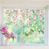 JarThenaAMCS 9 Sheet Spring Pink Flowers Window Clings Aesthetic Hanging