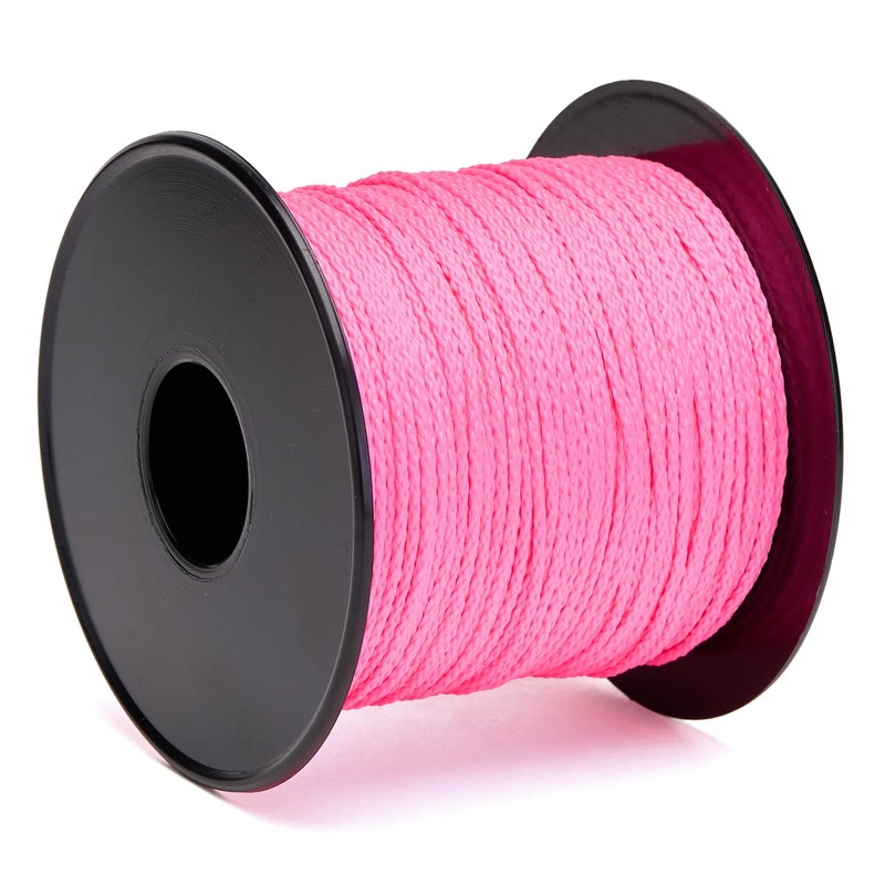 Flandria 425SR 100m Polypropylene Braided Pink 1.5mm Diameter