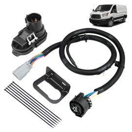 YCLL Trailer Tow Rear Bumper Wiring Connector Harness Kit Fits for Ford 2015-2019 Transit 150 250 350,CK4Z-13A576-BCK4T-13B576-KE