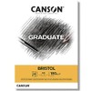 CANSON Graduate Bristol 180gsm A5 Paper, Very Smooth, Pad Glued