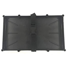 T-H Marine T-H Marine Narrow Battery Tray Holder - Space Saving Battery Storage Solution for Group 29 & 31 - NMMA Certified with Poly Strap & Quick Release Buckle - Ideal for Boats & RVs