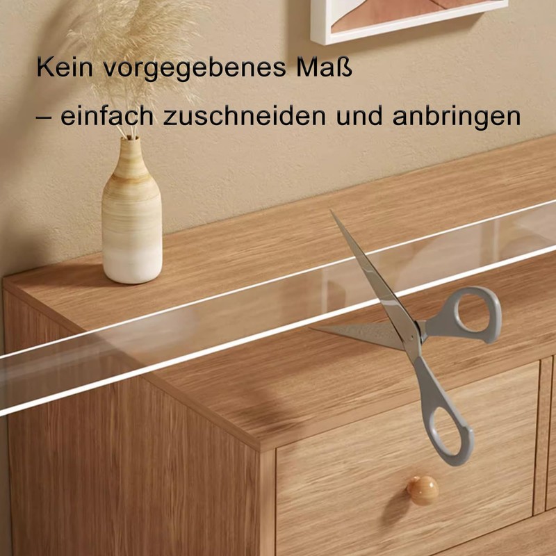 Transparent Edge Protector 2 m - 5 cm Extra Wide,
