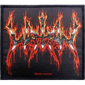 Watain - Flaming Logo Patch 10cm x 9cm
