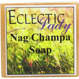 Nag Champa Glycerin Soap by Eclectic Lady, 4 oz Bar