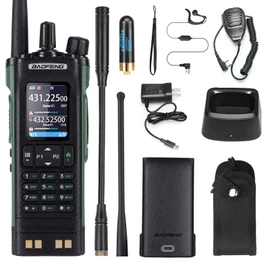 BAOFENG DM-32 DM32 10W Ham 2 Way Radio GPS One-Key Frequency Matching Writing Frequency APP Satellite Positioning Type-C DM32(1PC)