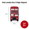 Red London Bus Fridge Magnet - Iconic British souvenir gift