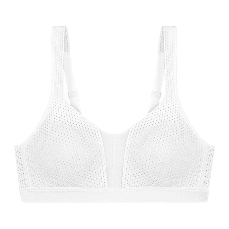 Triumph Triaction Energy Lite Sports Bra without Underwire, White, 70B