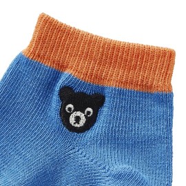 Mikihouse 62-9602-685 Double Bee Low Cut Socks, Sneaker Socks, Socks, Made in Japan, For Boys, Girls, Baby, Kids, Children's Clothing, blue