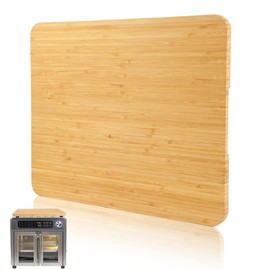 Cutting Board for Emeril Lagasse 26 QT Extra Large Air Fryer, Heat Resistant Bamboo Cutting Boards with Heat Resistant Silicone Feet for Emeril Lagasse Air Fryer Accessories