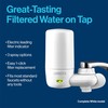 Brita Faucet Mount Water Filter System, White, No-Wait Filtration, Easy