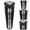 Electric Beard Trimmer 3 Heads Waterproof Powerful Low Noise Portable
