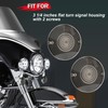 Benlari 3 1/4inch Smoke Turn Signal Light Lens Cover Anti-scratch