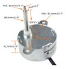 CHANCS TYC-40 AC 12V Fiber Optic Color Wheel Motor CW/CCW